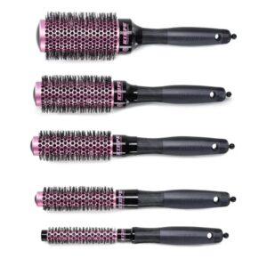 Kiepe Professional Pure Pink Heat Retaining Brush Kit