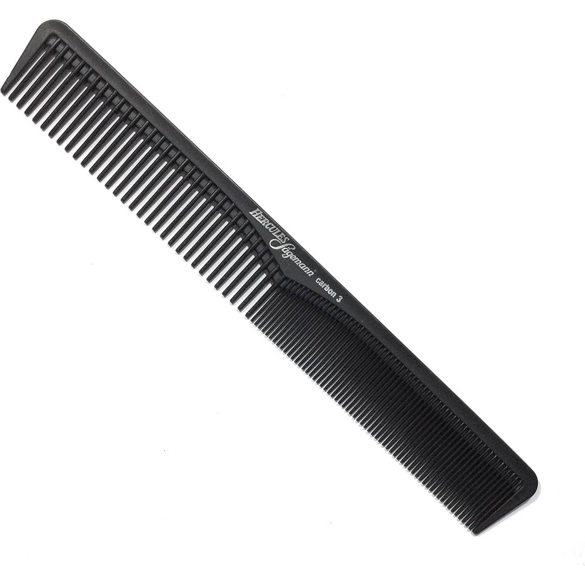 Hercules Sägemann Anthracite 7" Hair-Cutting Comb - Carbon